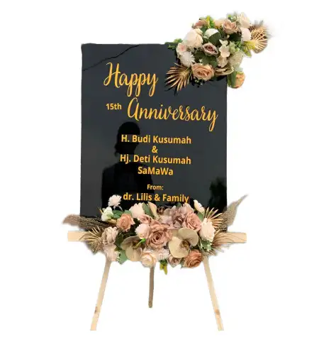 Papan Bunga Akrilik Mergawati