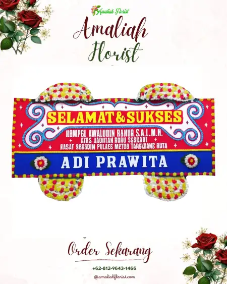 Papan Bunga Ucapan Selamat Mergawati
